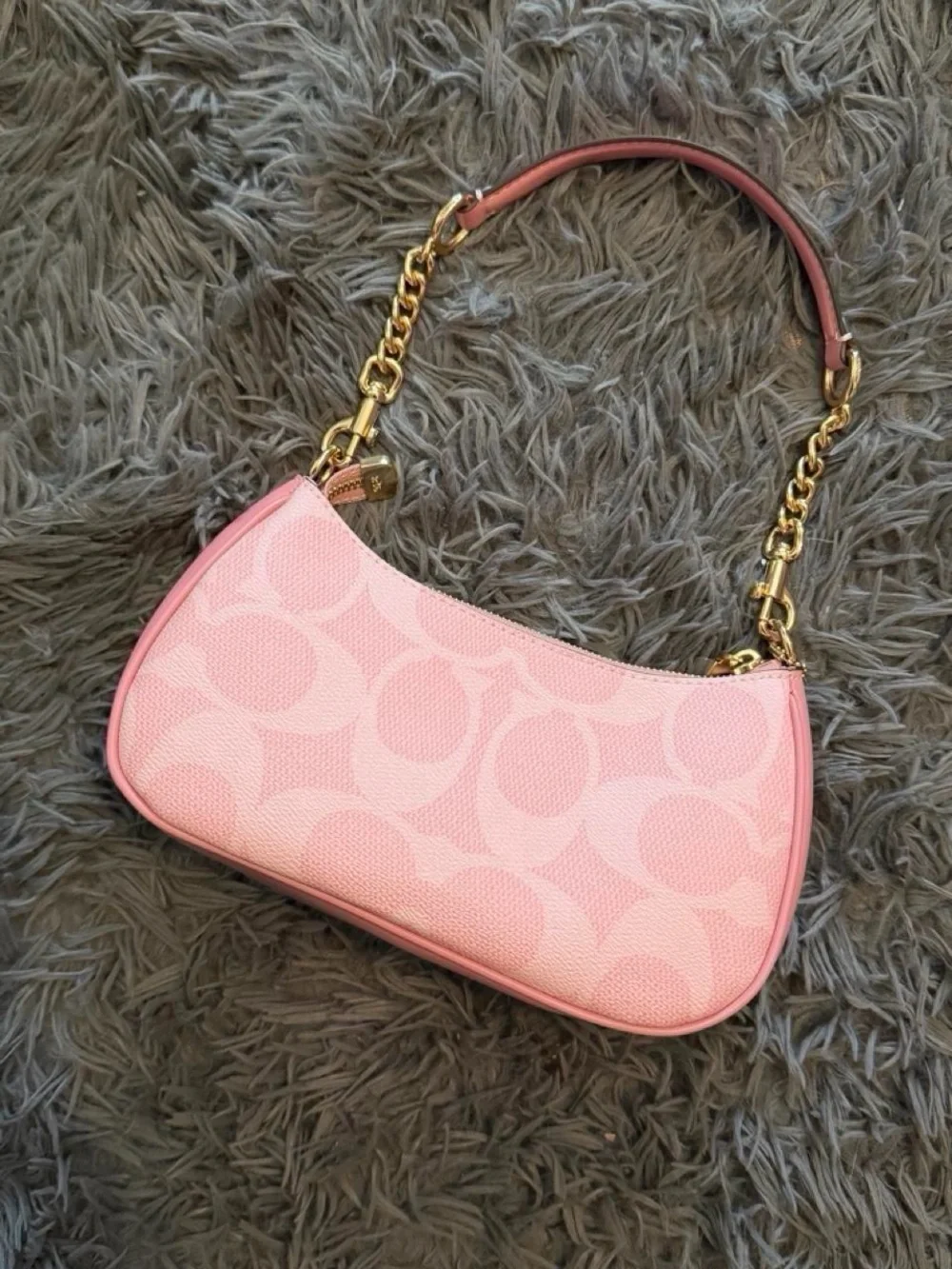 Coach Pink Powder Teri Bag